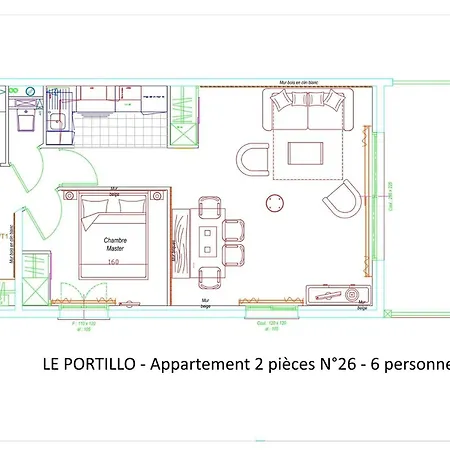 Appartement Résidence Le Portillo - Piscine - 2 Pièces Pour 6 Personnes Mae-4933 *